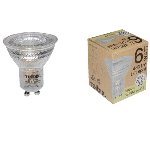 Led gu10 6 watt warm deals white